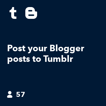 Post your Blogger posts to Tumblr