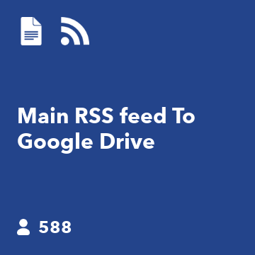 Main RSS feed To Google Drive