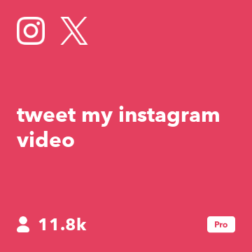 tweet my instagram video