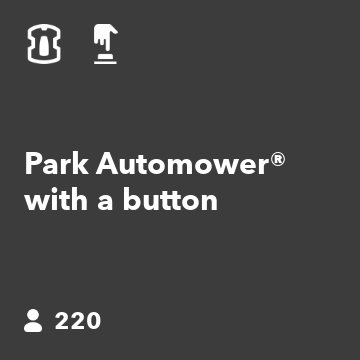 Park Automower® with a button