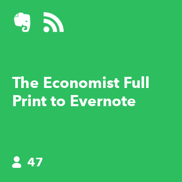 The Economist Full Print to Evernote