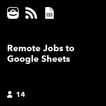 Remote Jobs to Google Sheets