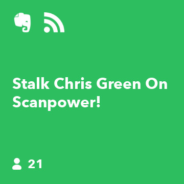 Stalk Chris Green On Scanpower!