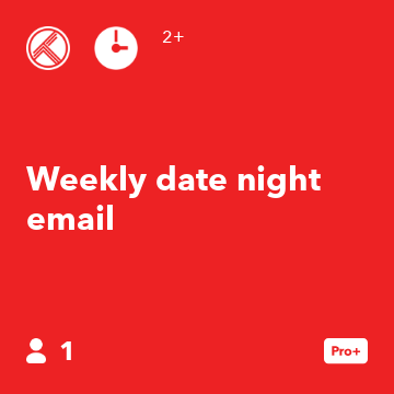 Weekly date night email