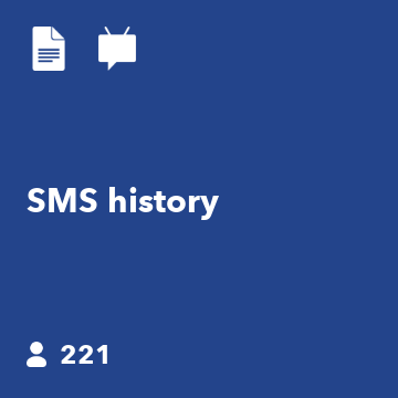 SMS history 