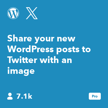 Share your new WordPress posts to Twitter with an image