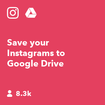 Save your Instagrams to Google Drive