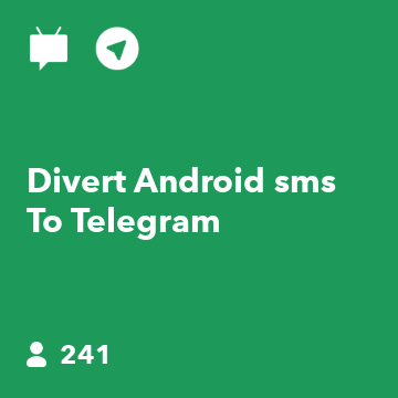 Divert Android sms To Telegram