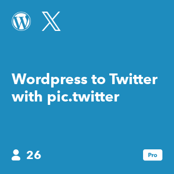 Wordpress to Twitter with pic.twitter