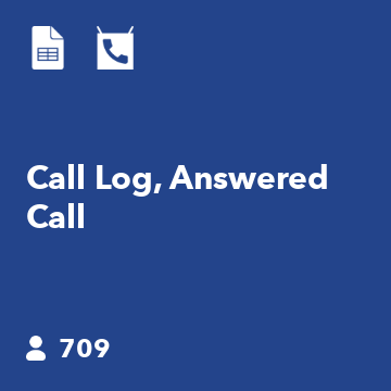 Call Log, Answered Call