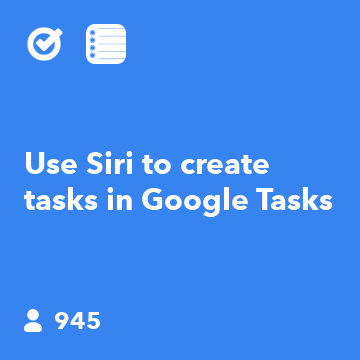 Use Siri to create tasks in Google Tasks