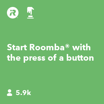 Start Roomba® with the press of a button