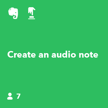 Create an audio note