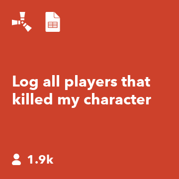 Log all players that killed my character