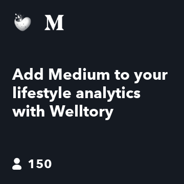 Add Medium to your lifestyle analytics with Welltory