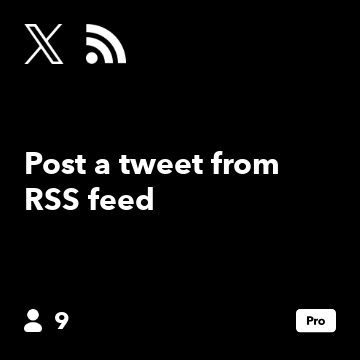 Post a tweet from RSS feed