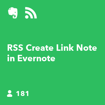 RSS Create Link Note in Evernote