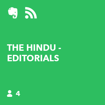 THE HINDU - EDITORIALS  