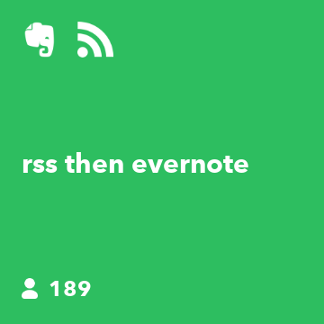 rss then evernote