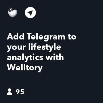Add Telegram to your lifestyle analytics with Welltory