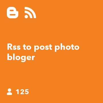 Rss to post photo bloger