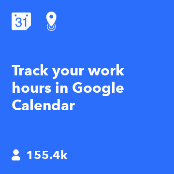 Track your work hours in Google Calendar