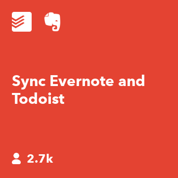 Sync Evernote and Todoist 