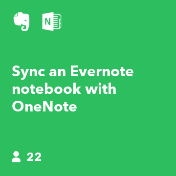 Sync an Evernote notebook with OneNote