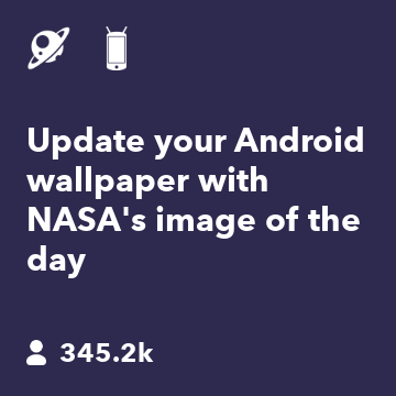 Update your Android wallpaper with NASA's image of the day