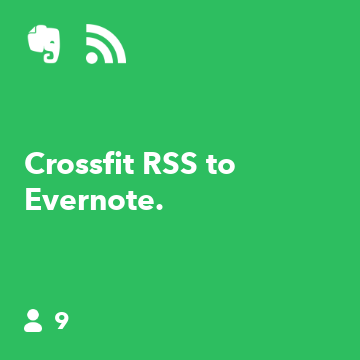 Crossfit RSS to Evernote.